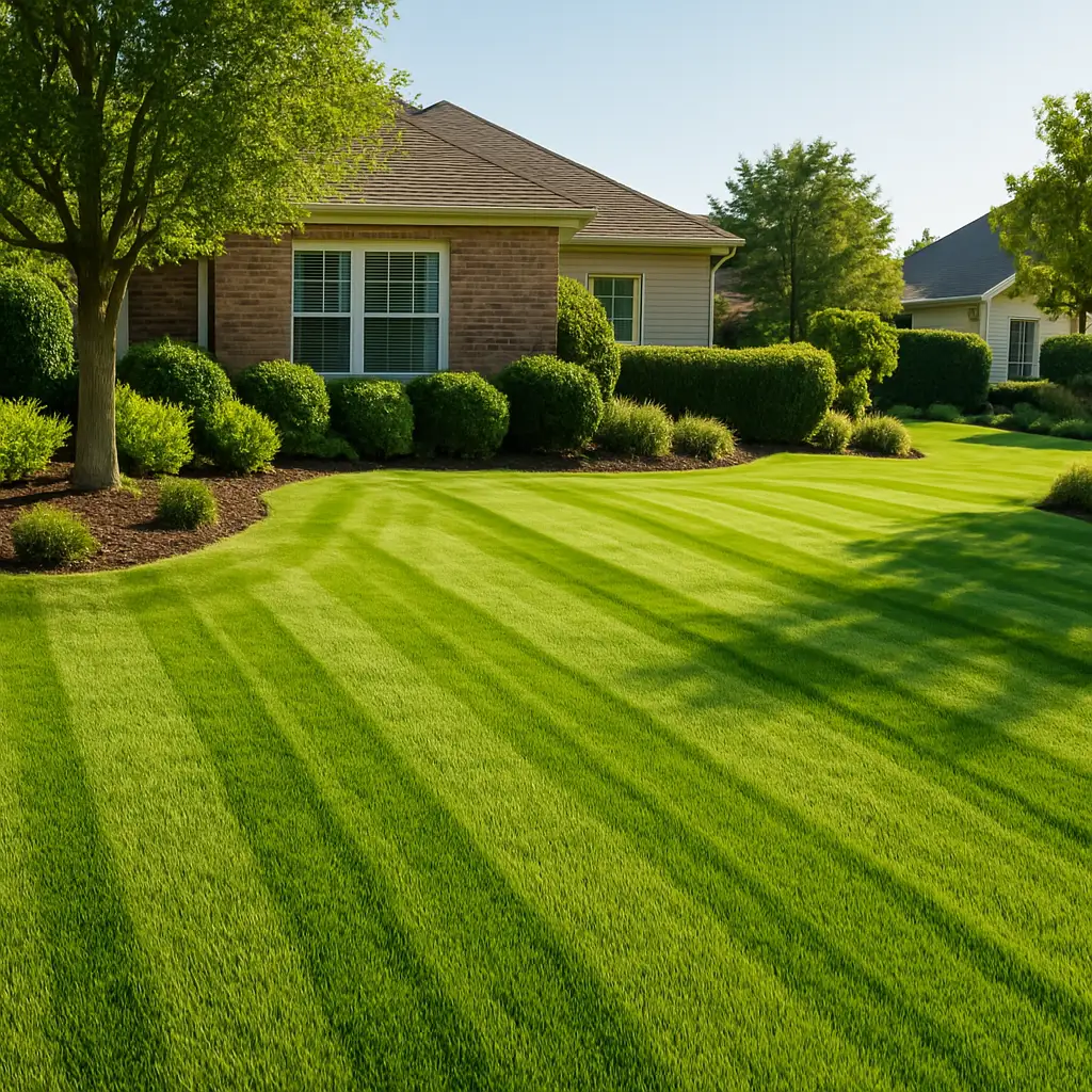 suburban lawn showcase